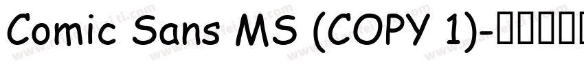 Comic Sans MS (COPY 1)字体转换